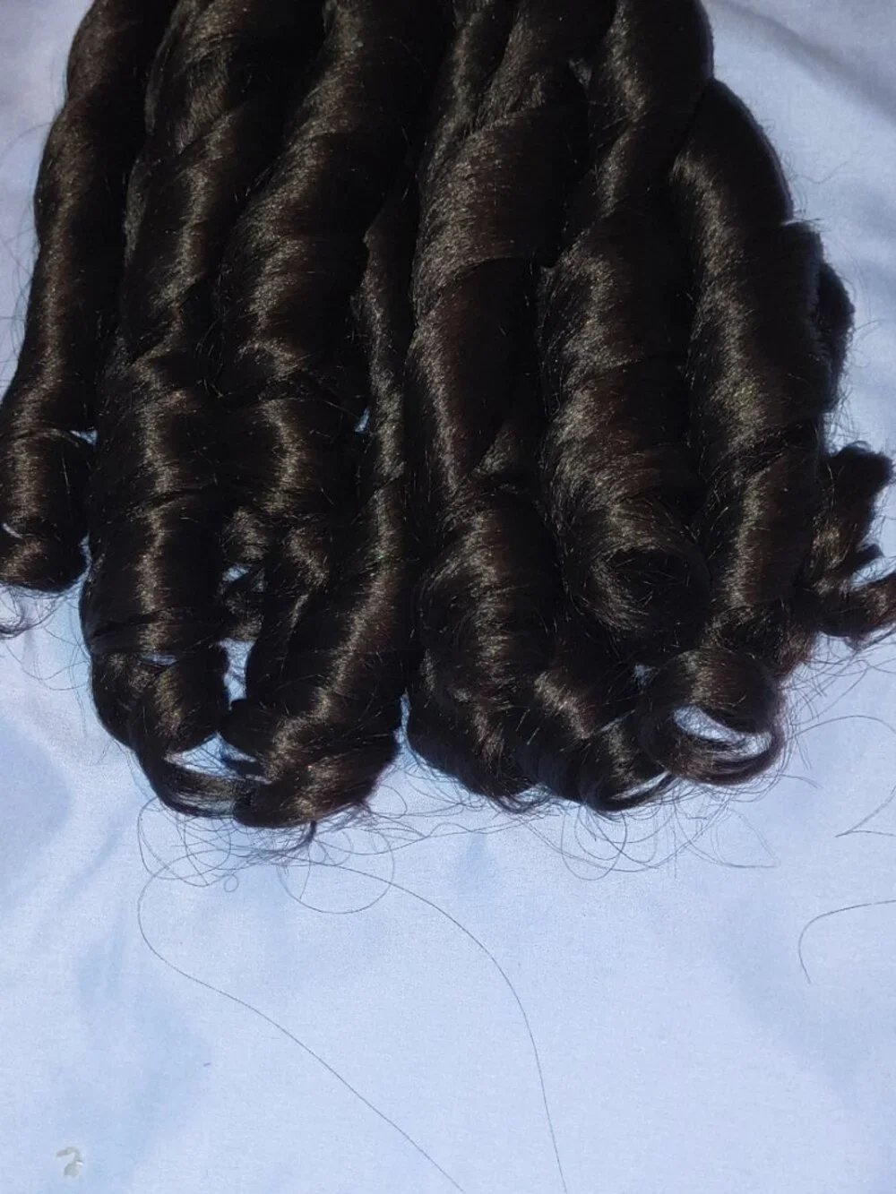 Human Hair Blend French Curl Braiding Hair